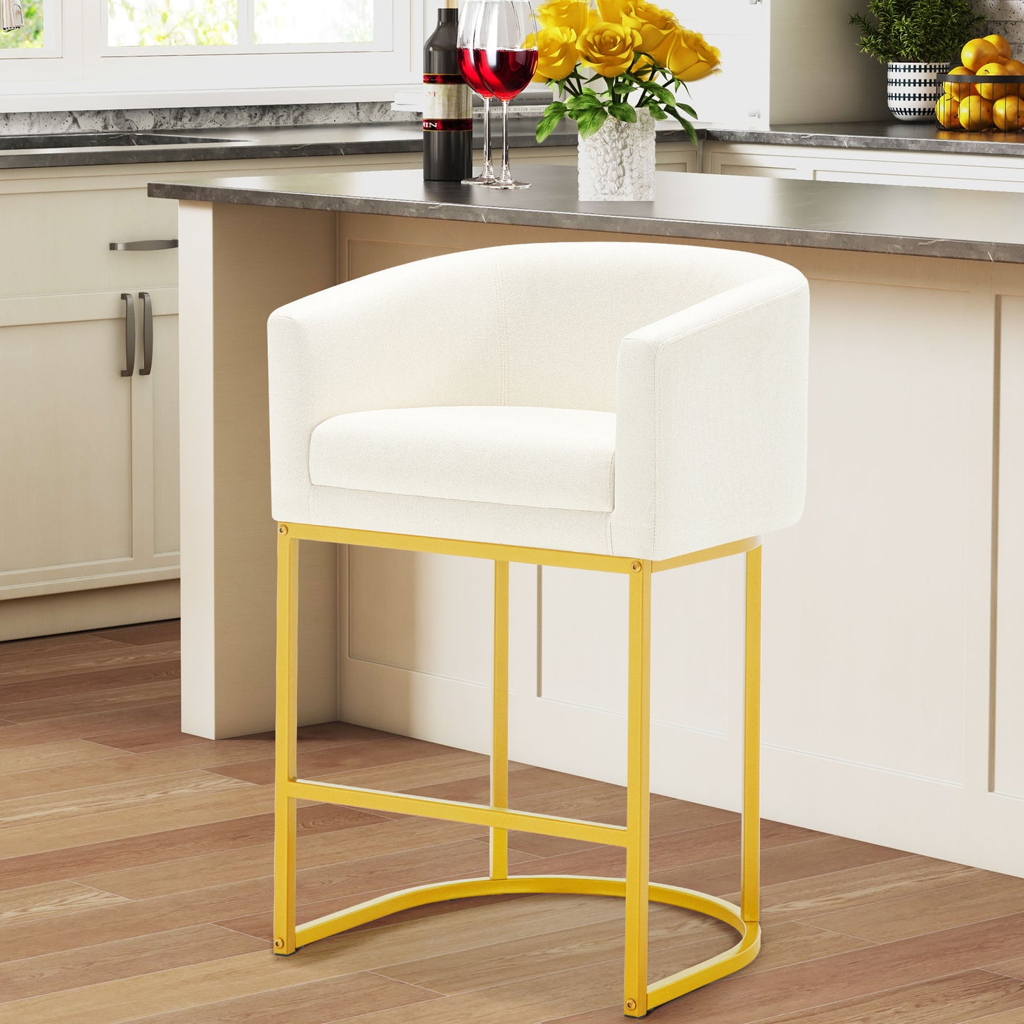 26" H Modern Counter Height Bar Stools
