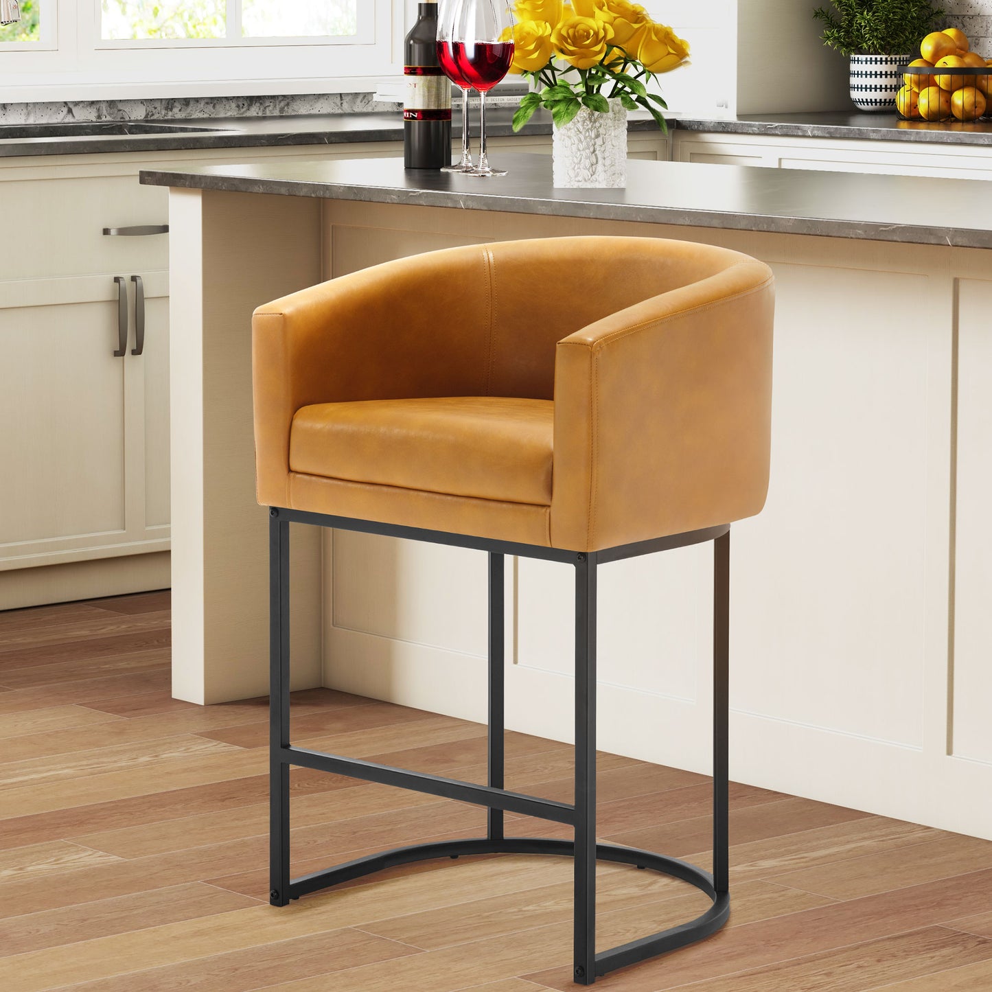 26" H Modern Counter Height Bar Stools