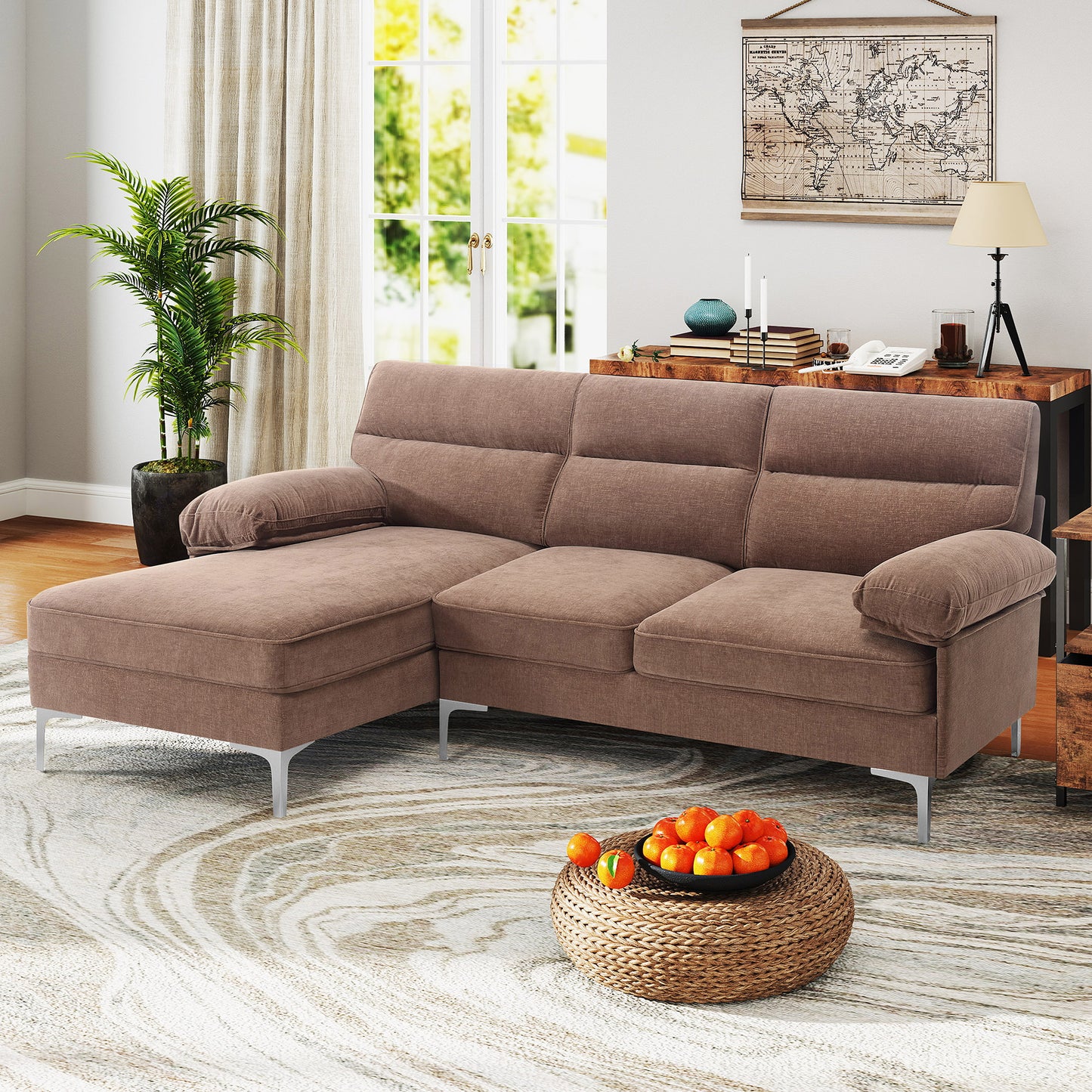 85'' Modern Sectional Sofas Couches for Living Room