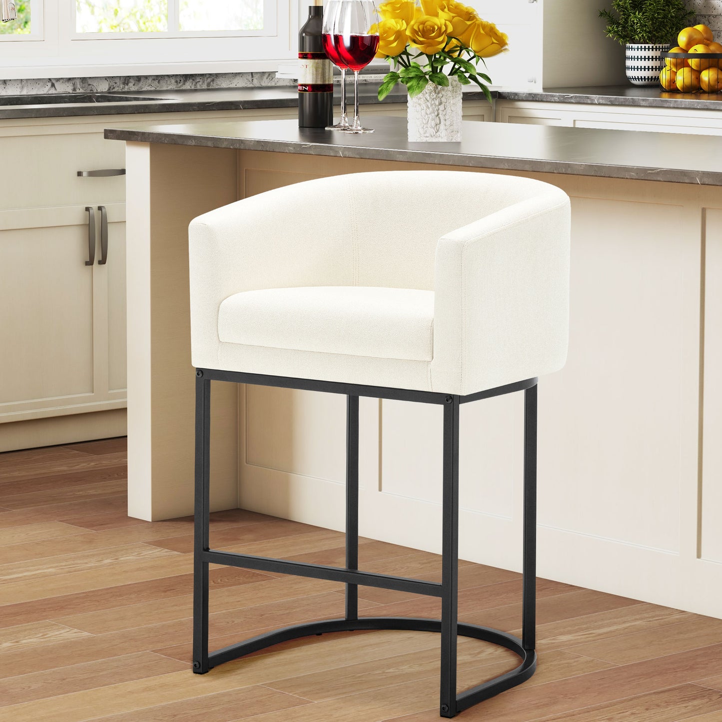 26" H Modern Counter Height Bar Stools