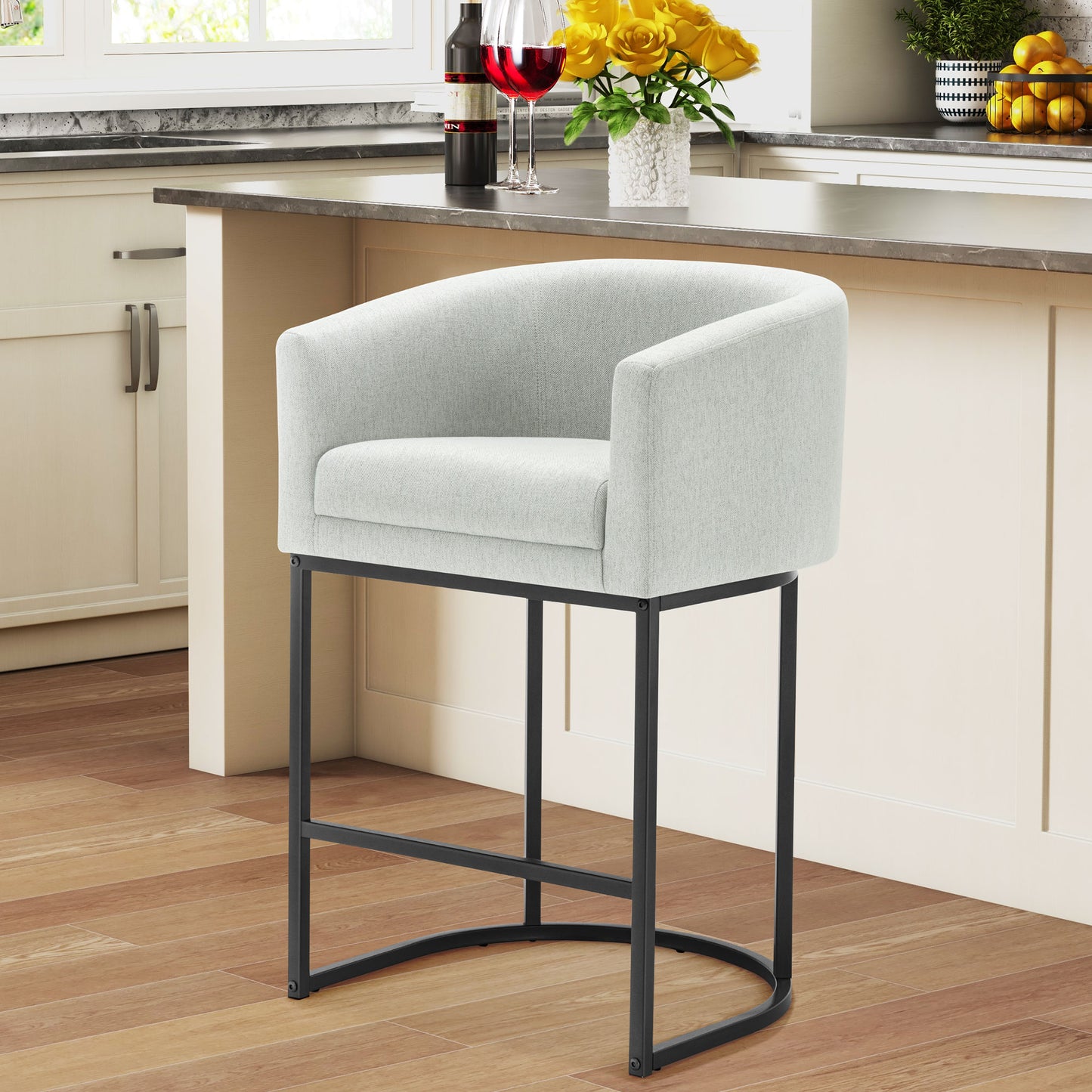 26" H Modern Counter Height Bar Stools