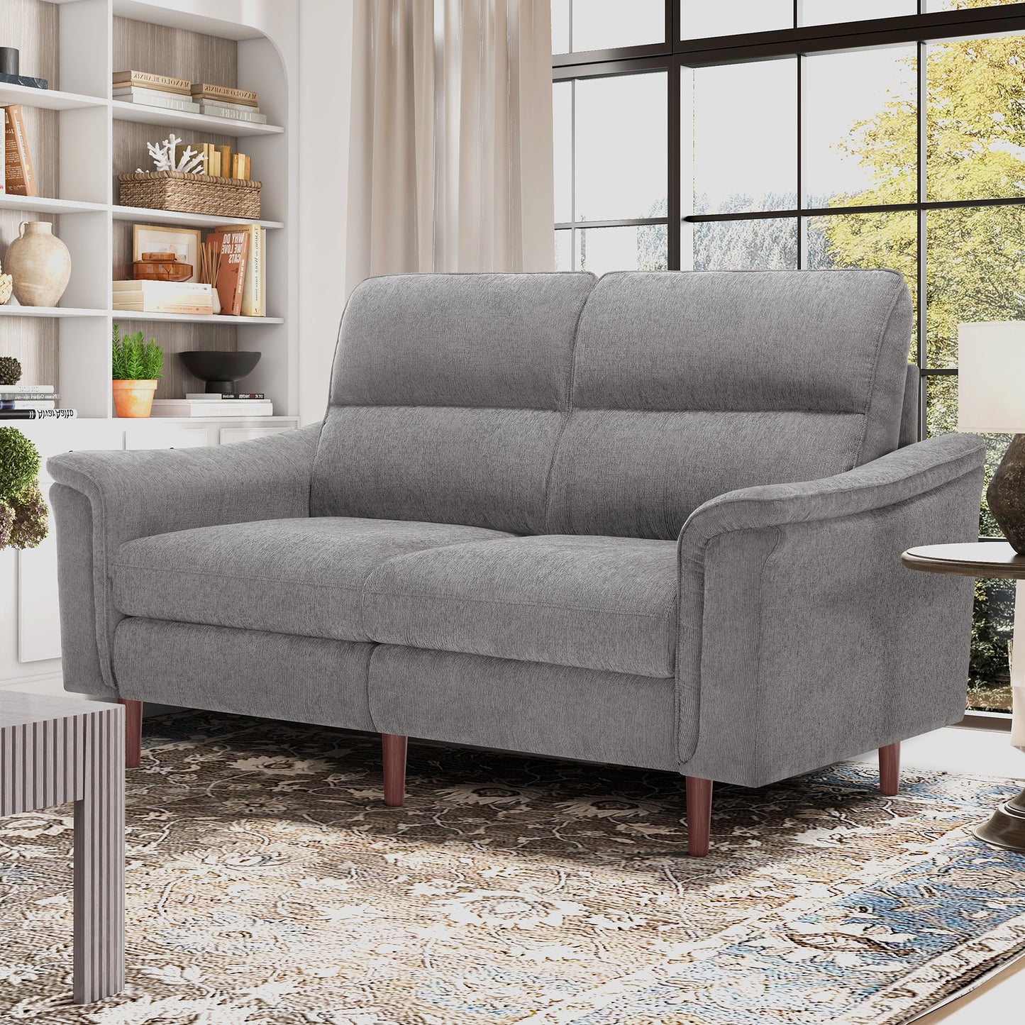 Modular Sectional Sofa With High Backrest
