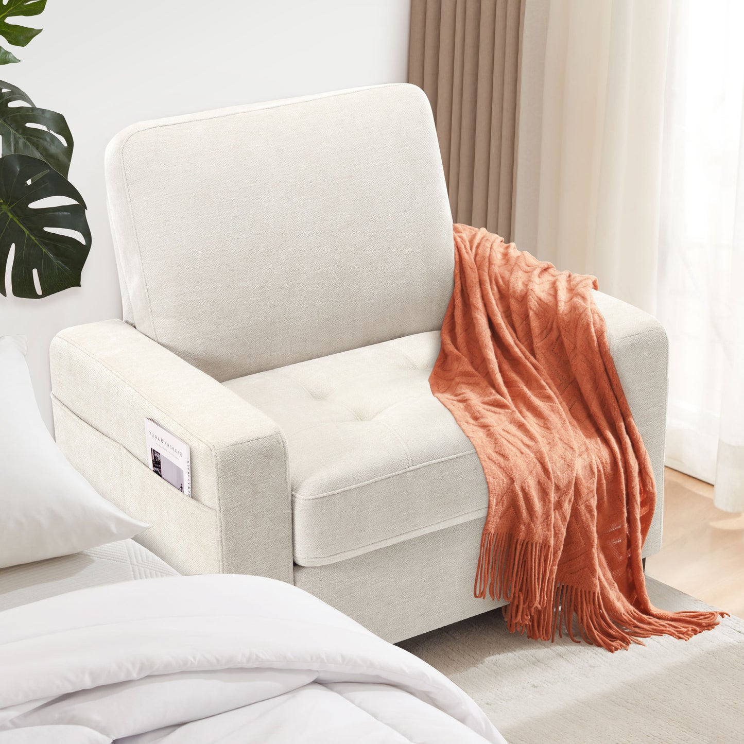 38.5'' Wide Modern Accent Chair & Single Sofa Lounge for Living Room