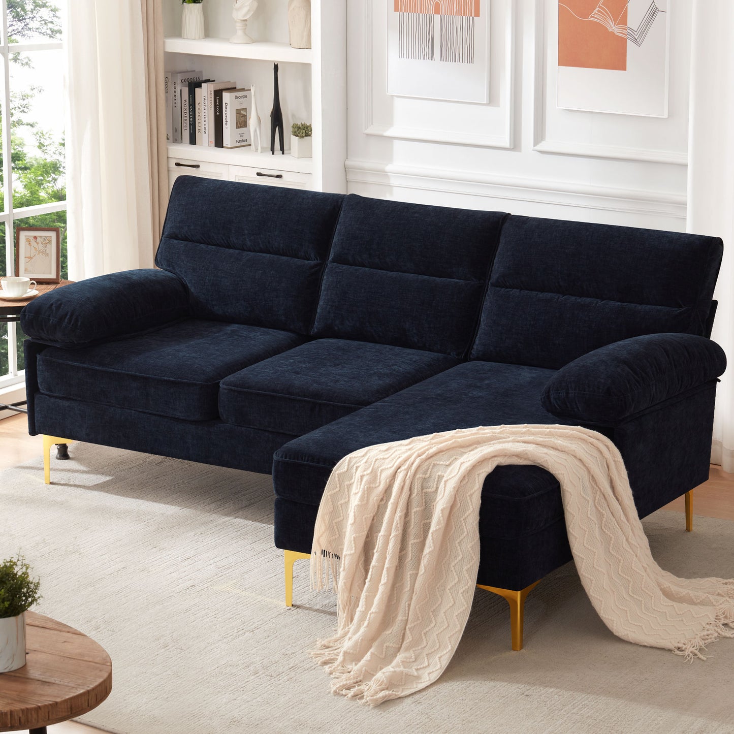 85'' Modern Sectional Sofas Couches for Living Room