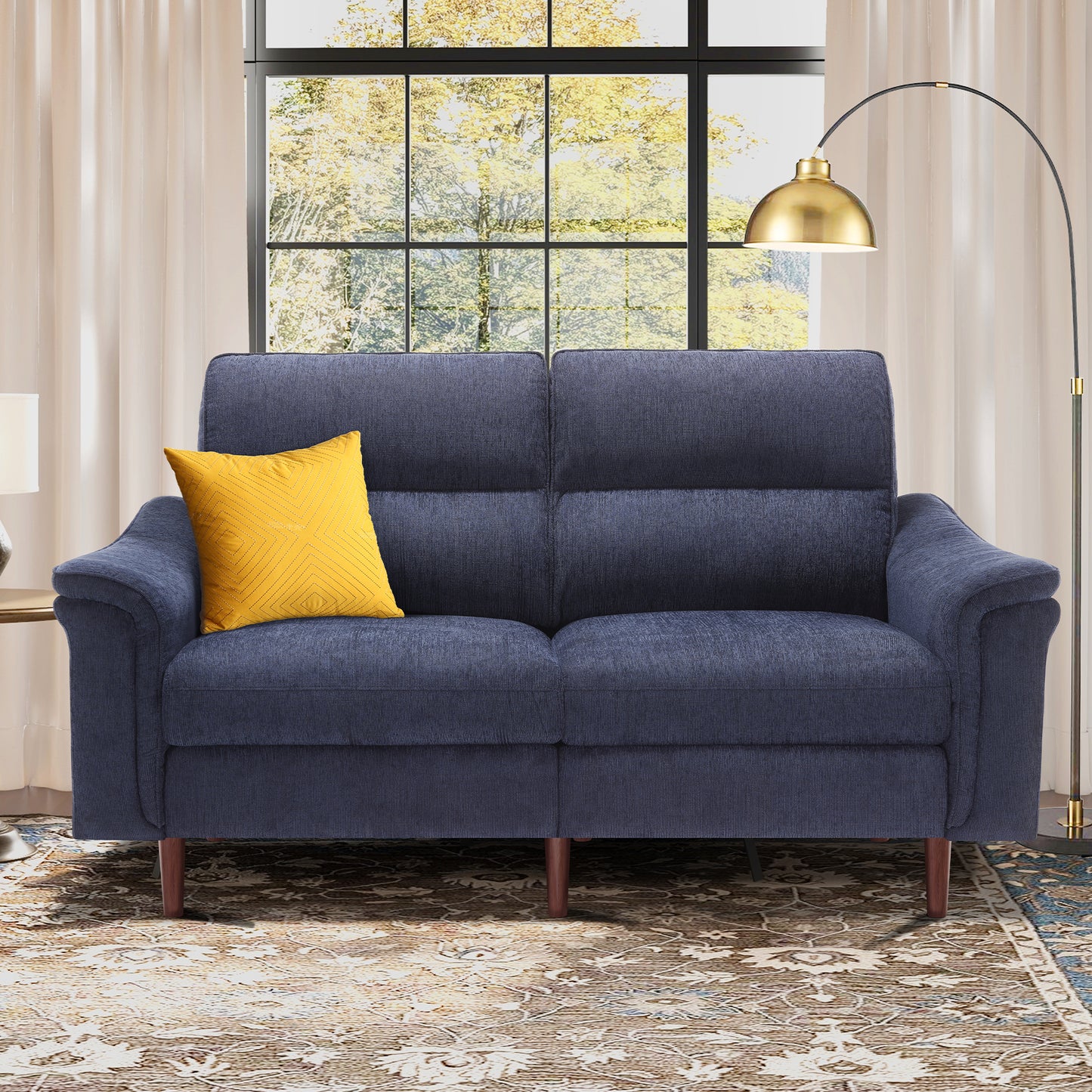 Modular Sectional Sofa With High Backrest