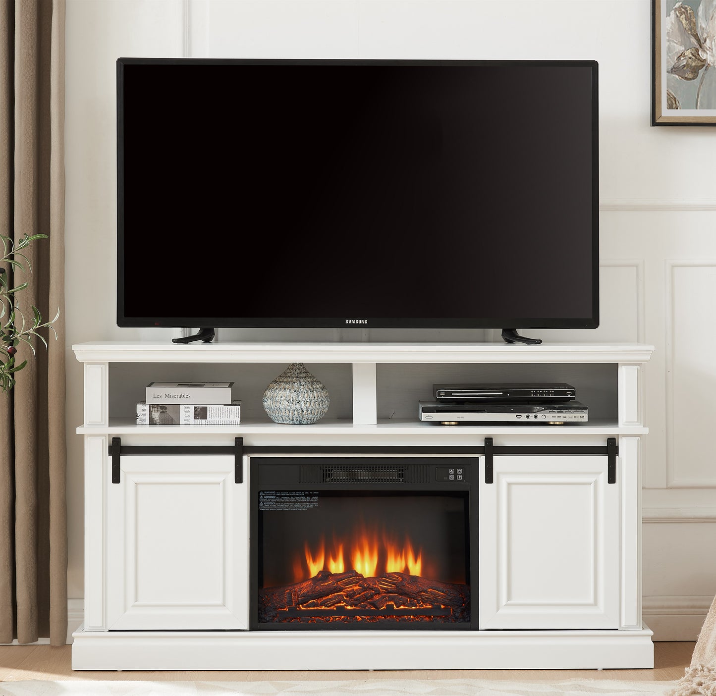 58'' Fireplace TV Stand for TVs up to 65"