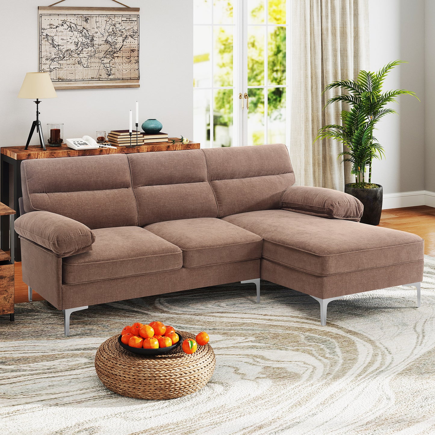 85'' Modern Sectional Sofas Couches for Living Room