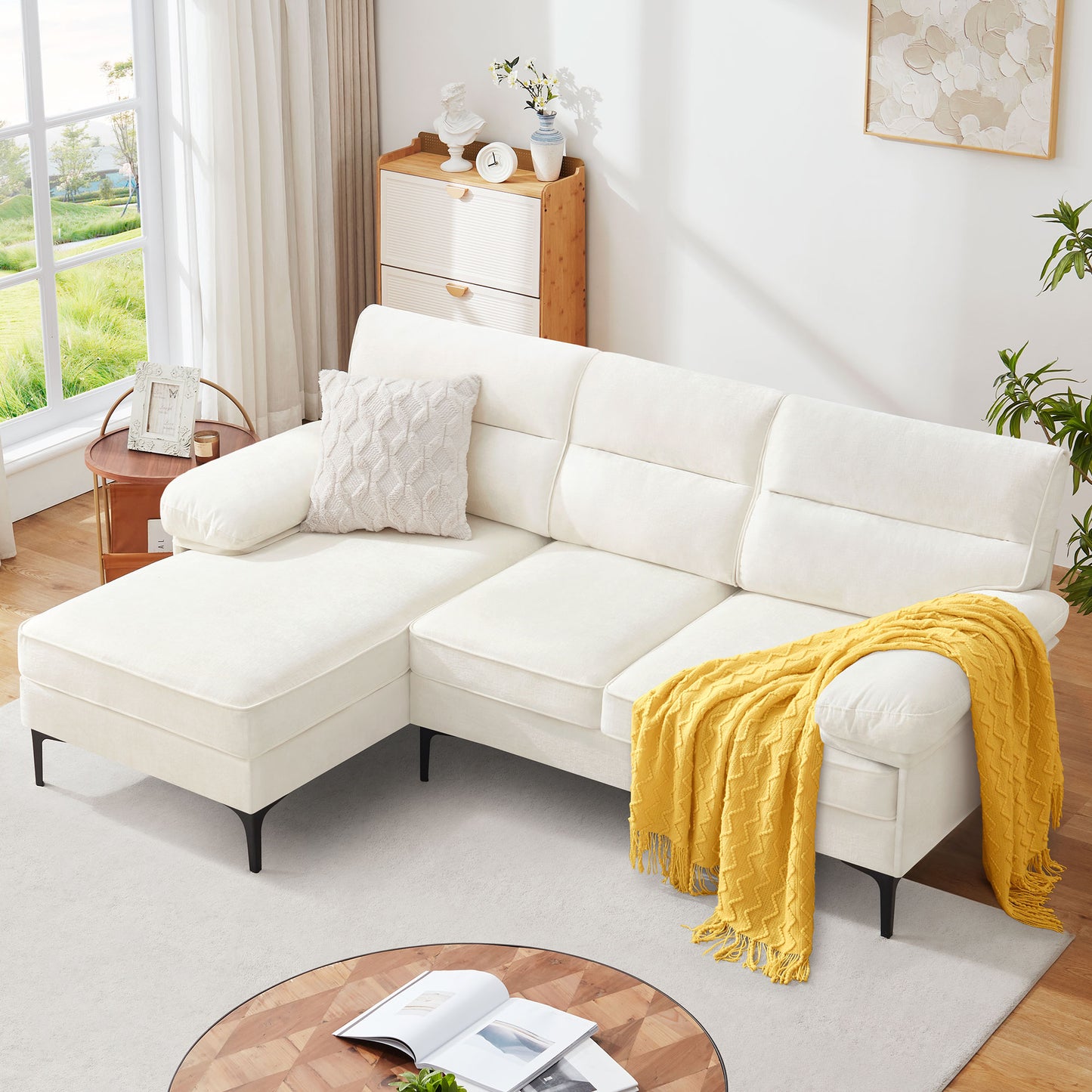 85'' Modern Sectional Sofas Couches for Living Room