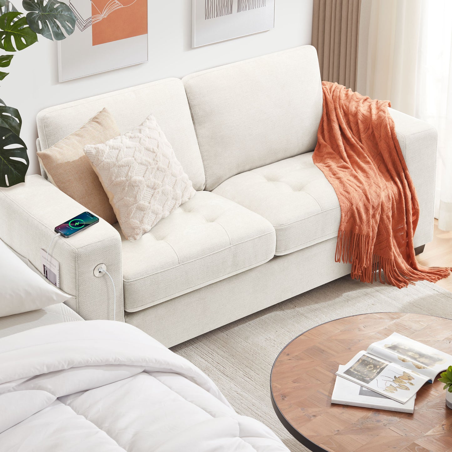 89'' Comfy Sofa Couch for Living Room