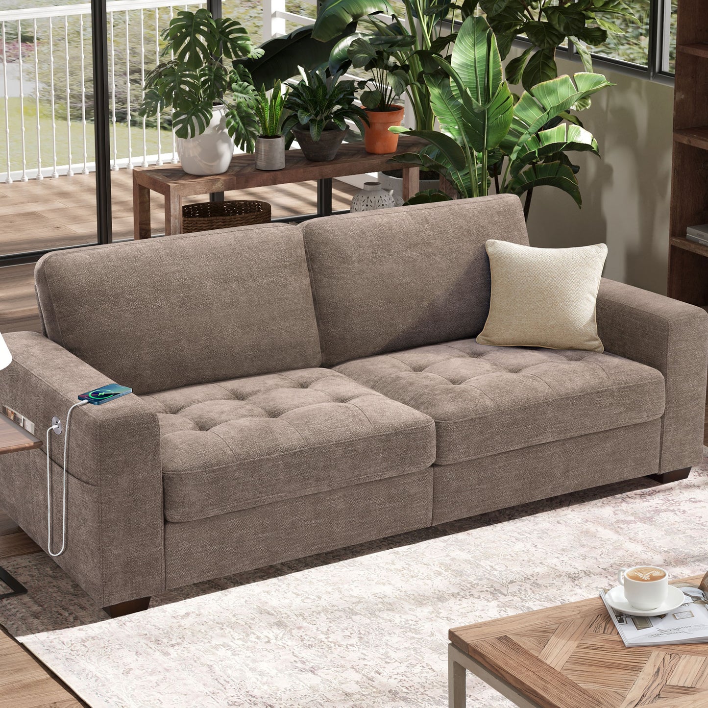 89'' Comfy Sofa Couch for Living Room
