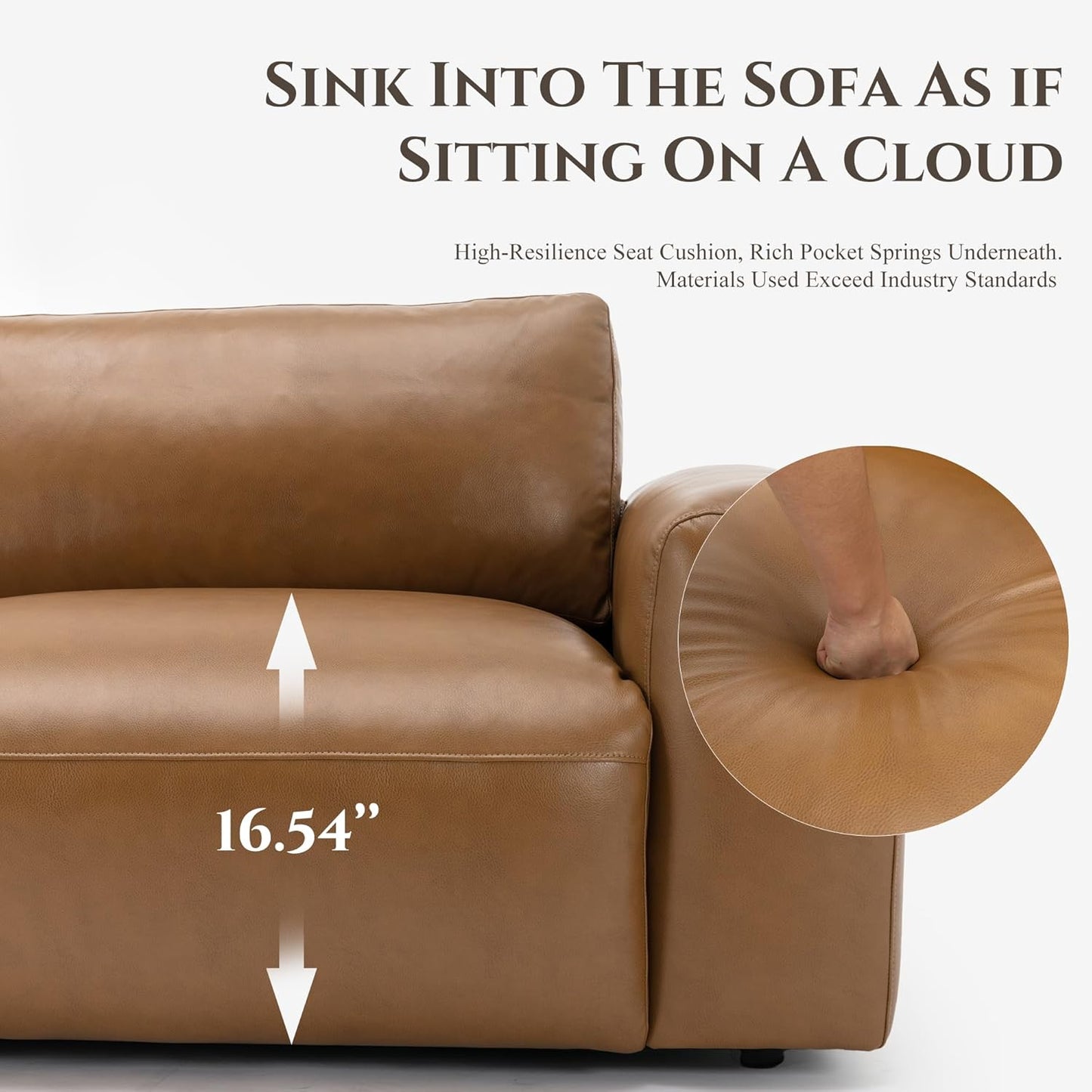 PU Leather Sofa for Living Room