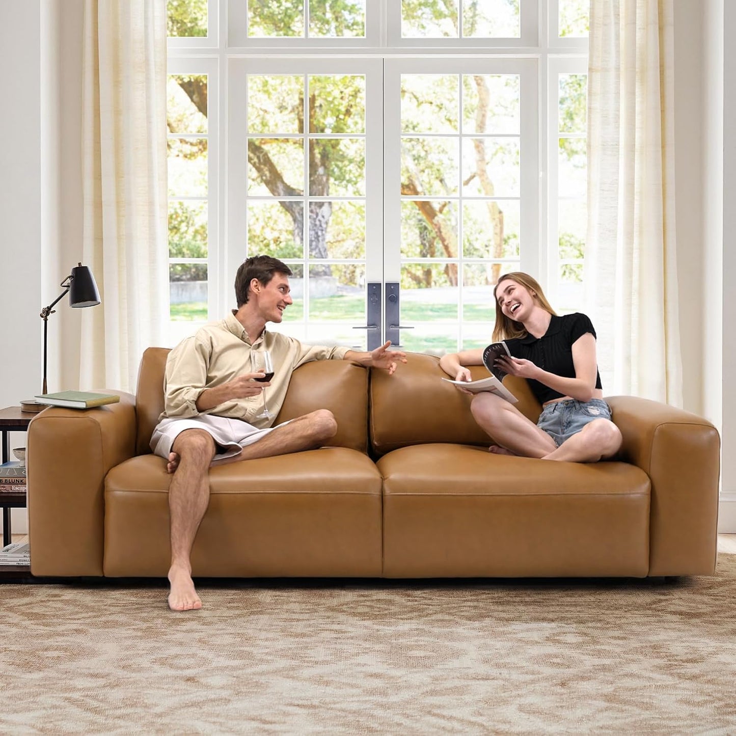 PU Leather Sofa for Living Room